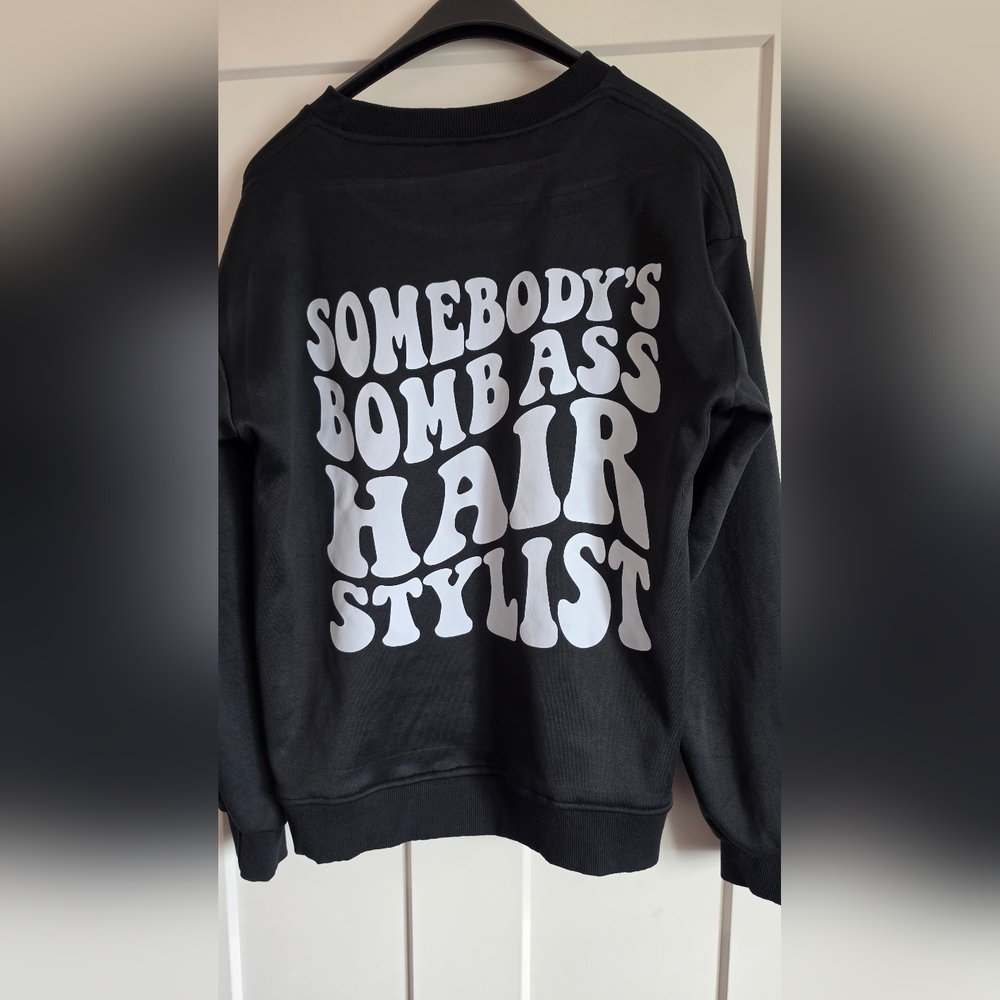 Black Graphic Men's Sweatshirt